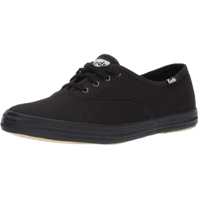Image of KEDS CHAMPION, womens CHAMPION Sneaker, Black 7, 5.5 UK (39 EU)