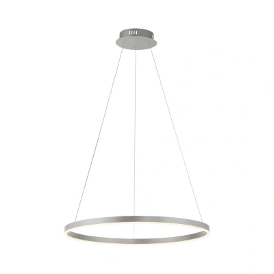 Image of JUST LIGHT. LED pendant light Ritus, Ø 58.5cm, aluminium