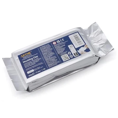 Image of ARTME Air Dry Clay White 500g Modelling Hardening for Arts and Creative Crafting Dry, Individual Package (500g 1pk)