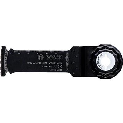 Image of Bosch Professional Plunge Saw Blade (Wood and Metal, for Starlock Max Multifunction Tools, MAIZ 32 APB)