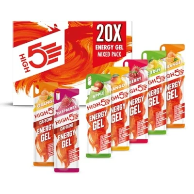 Image of High5 Energy Gel Mixed Pack 20 x 40g Sachet
