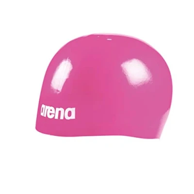Image of Arena Moulded Pro II Swim Cap, Fuchsia, Small