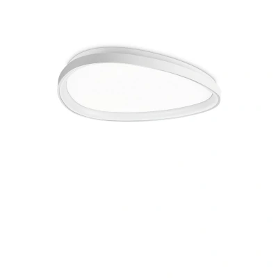 Image of Gemini 61cm LED Integrated Semi Flush Ceiling Light White 2700K