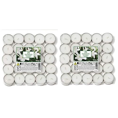 Image of Price&#039;s Candles Aladino Jasmine Scented Tea Lights 50 Pack 021961D