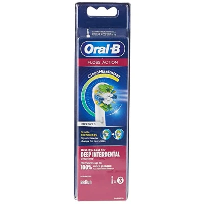 Image of Oral B FlossAction Head with CleanMaximiser Technology 3 Pieces