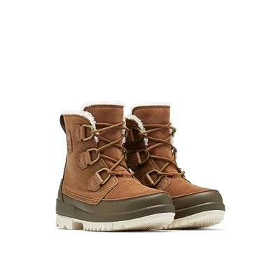 Image of Sorel Torino 2 Waterproof Women&#039;s Winter Boots, Brown (Velvet Tan x Olive Green), 4 UK