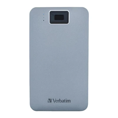Image of Verbatim Executive Fingerprint Secure HDD 1TB Grey External Hard Drive with Reader USB 3.1 GEN 1 for Windows &amp; Mac OSX Portable C 53652