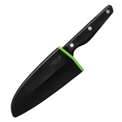 Image of Wiltshire Staysharp Triple Rivet Santoku Knife 15cm6,Kitchen with Built in Sharpener,Keep Your Sharp at All Times,Slim Design Scabbard,Ergonomic Handle,10 Year Guarantee