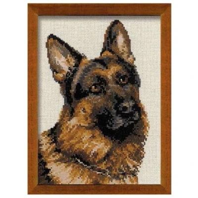 Image of Riolis Cross Stitch Kit 1068 German Shepherd