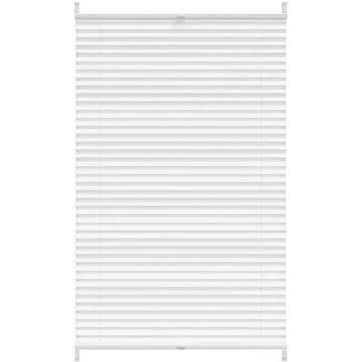 Image of vidaXL Plisse Blind 70x100cm White Pleated