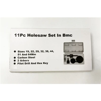 Image of Toolzone 11 Piece Hole Saw Set Plain Packaging