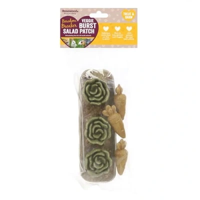 Image of Boredom Breaker Veggie Burst Salad Patch Rabbit Treats &amp; Small Animal Treats, 200g