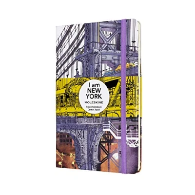 Image of Moleskine I Am New York Notebook Large Ruled Lined White Hardcover (5 x 8.25) 240 Pages