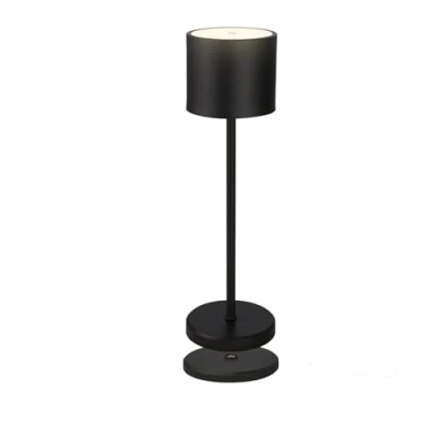 Image of BRILONER LED Table Lamp Wireless IP44 with Charging Station, Dimmable in Levels, Battery &amp; Light Source Exchangeable, Bedside Lamp, Decorative Living Room, 39.5 x
