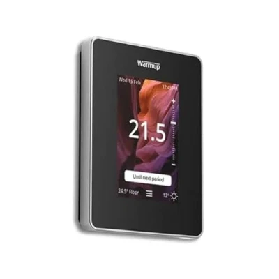 Image of Warmup 6ie WIFI Thermostat in Onyx Black