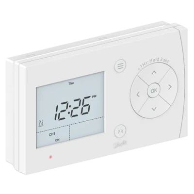 Image of Danfoss Heating Timer, White, 150 x 90 30mm