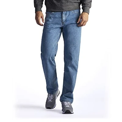 Image of Lee Men&#039;s Regular Fit Straight Leg Jean, Light Stone, 31W x 32L