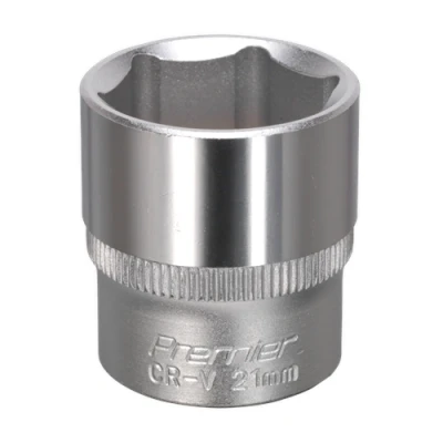 Image of Sealey Premier WallDrive® Socket 21mm 3/8&quot;Sq Drive