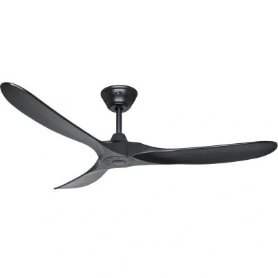 Image of CASAFAN Eco Genuino Ceiling Fan, Rotor Blade 1520 mm, Matt Black/Matt Black