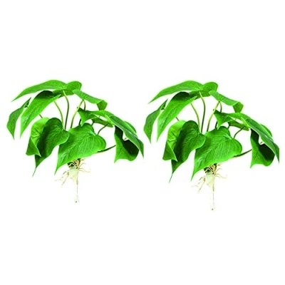 Image of 2 PCS Artificial Calla Lily Silk Leaves Plant Fake Bonsai Flowers Greenery Plants for Indoor Outdoor Home Office Bedroom Table Centerpieces Party Decoration