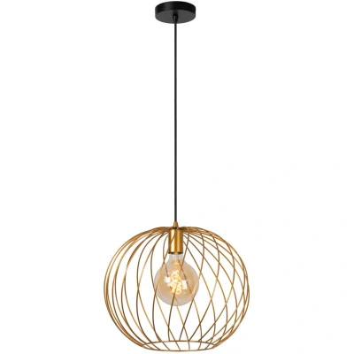 Image of Danza Classic Pendant Light Ø 40cm 1xE27 Matt Gold, Brass