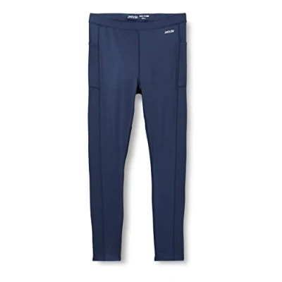 Image of Zebdia Men&#039;s Blue Long Running Tights Size L for Comfort and Performance