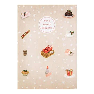 Image of Hallmark Daughter Christmas Card &#039;with Love&#039; Medium