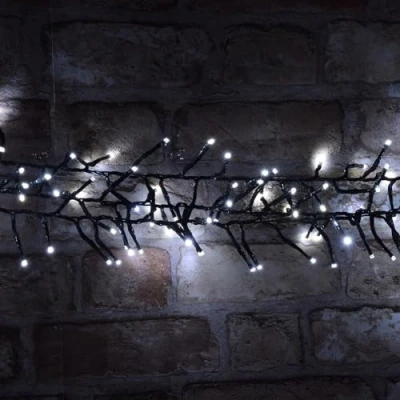 Image of Lyyt LED Cluster String Lights with Energy Saving Timer &amp; Control 14 Metres of Cool White