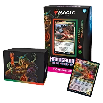 Image of Magic The Gathering Kamigawa: Neon Dynasty Commander Deck Upgrades Unleashed (Red Green)