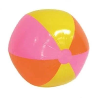 Image of HENBRANDT Inflatable Beach Ball 40cm Kids Summer Fun Small Beachball Football Game Garden Paddling Pool Toys for Children and Toddlers