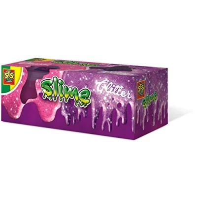 Image of SES Creative 15003 Schleim Glitzer 2x120gr Slime Glitter, Diverse Colours