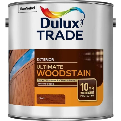 Image of Dulux Trade Ultimate Weathershield Wood Teak 2.5L