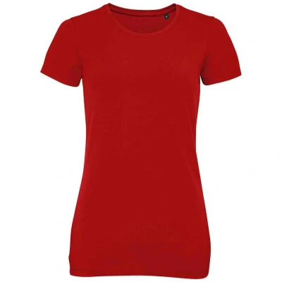 Image of SOLS Womens/Ladies Millenium Stretch T Shirt (Red) Size 18 UK