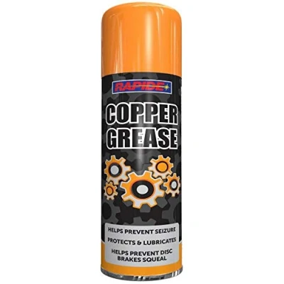 Image of Rapide 300ml Copper Grease Aerosol Spray Lubricant Can Anti Seize Brake Pad Squeal Oil