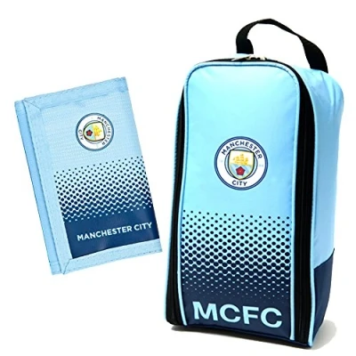 Image of Manchester City Fade Design Boot Bag and Wallet Combo