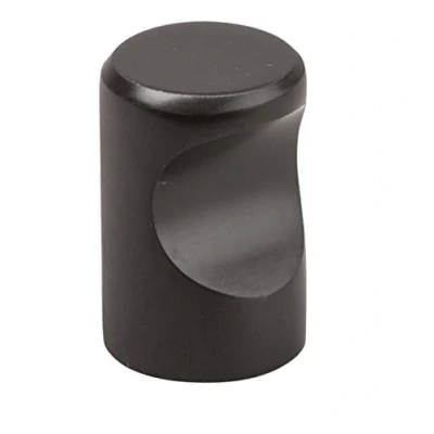 Image of MINI Kitchen Bedroom Cabinet Unit Door Drawer Pull Knob Handle Ø15 x 22 mm (Matt black)
