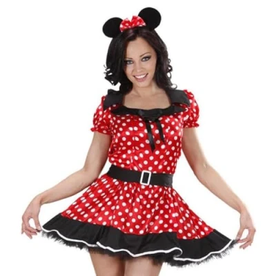 Image of Ladies Mouse Girl Costume Extra Large UK 18 20 for Animal Jungle Farm Fancy Dress