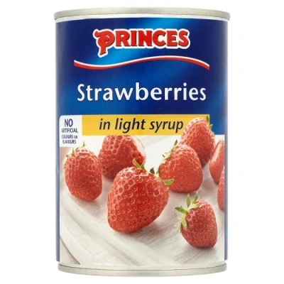 Image of Princes Strawberries in Syrup, 420g