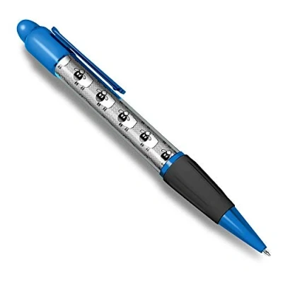 Image of Destination Vinyl ltd 1 x Blue Ballpoint Pen (Black Ink) Cartoon Sheep Lamb Farm Animal #35166