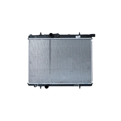 Image of 133038, 1330B0, 1330B1, 1330E8, 1330G1 Engine radiator NRF 509524 Aluminium 545mm 380mm 18mm with mounting parts Brazed cooling fins