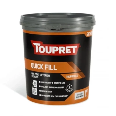 Image of Toupret Quick Fill (Exterior) 1 litre, Neutrel, TOUTTTLX01