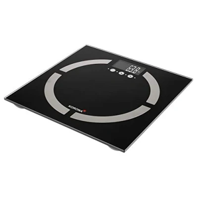 Image of Korona 73500 Denise Digital Diagnostic Scales for Body Fat, Water and Muscle Content 180 kg Load Capacity 100 g Graduation Black