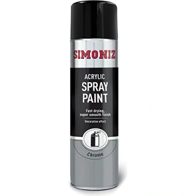 Image of Simoniz SIMP20D Chrome Paint Aerosol 500ml