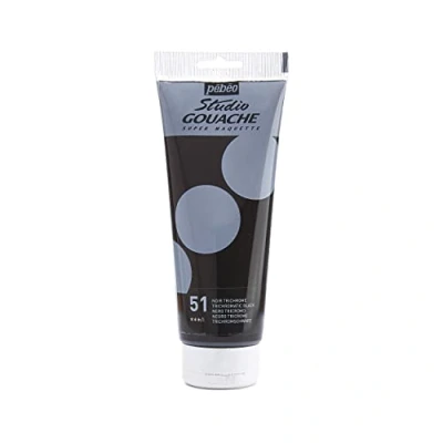 Image of PEBEO 220 ml Studio Gouache, Trichromatic Black