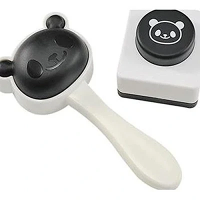 Image of DIY Bento Panda Shape Sushi Maker Mould Rice Ball Onigiri Mold with Nori Punch