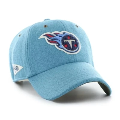 Image of 47 NFL Tennessee Titans Pennant Clean Up, Unisex Baseball Cap, Adjustable Strap &amp; Buckle, Colour Columbia