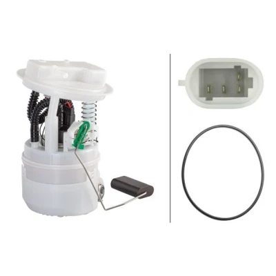 Image of 172024388R fuel Feed unit HELLA 8TF 358 106 481 with seal, sender pressure regulator Electric