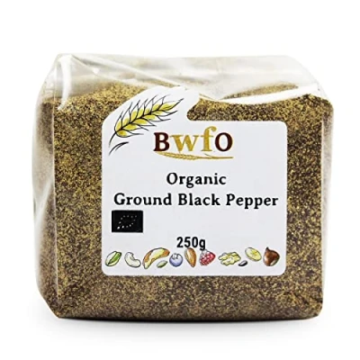 Image of Organic Pepper Black Ground 250g (BWFO)