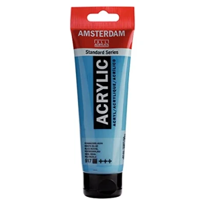 Image of Amsterdam Standard Series Acrylic Tube 120 ml King&#039;s Blue 517 (17095172)