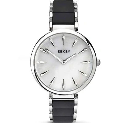Image of SEKONDA Women&#039;s Analogue Quartz Watch with Mixed Strap 2214.37